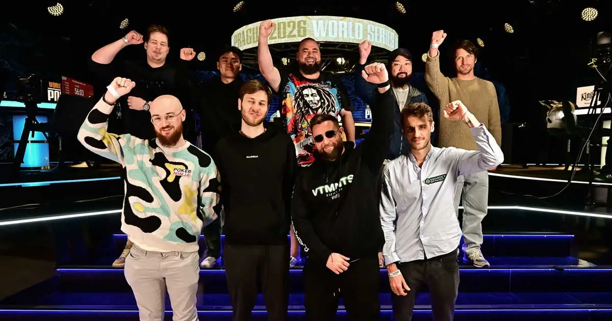 WSOP Europe 2026 : la table finale du Main Event à Prague